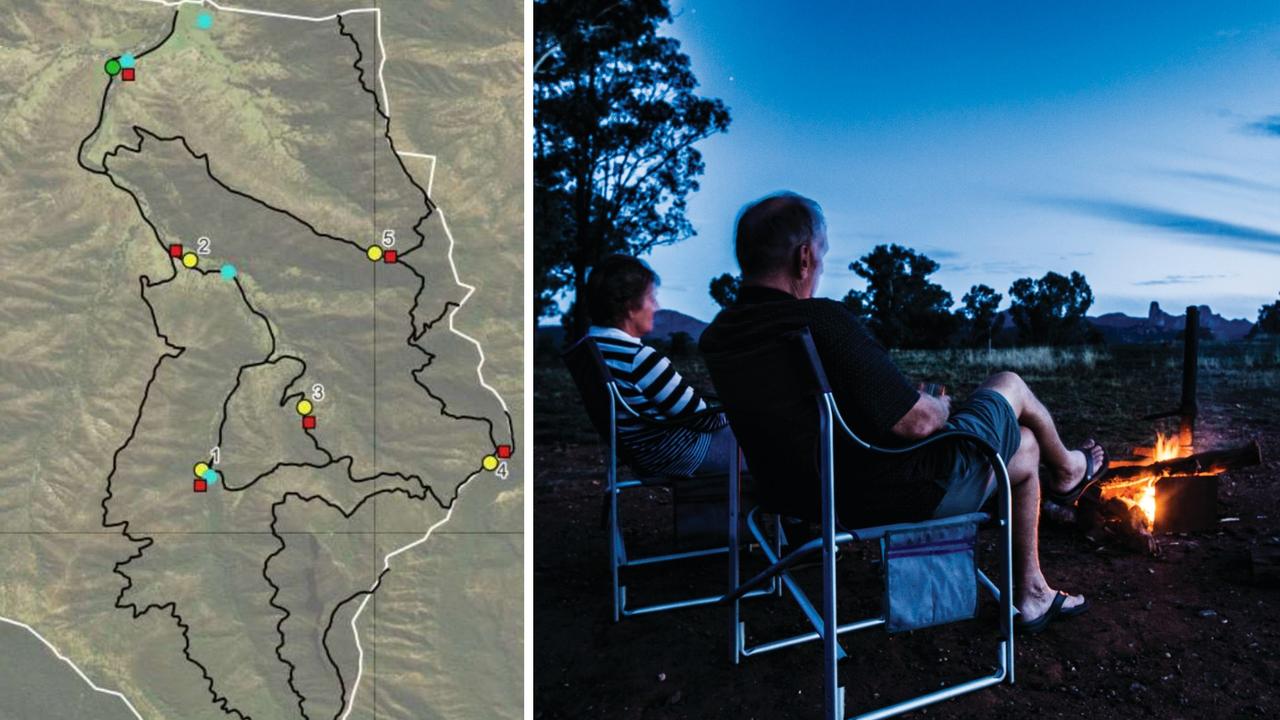 PROPOSED: A new eco-tourism site with five camping grounds and walking trails has been planned for a large parcel of land on Townson in the Lockyer Valley.