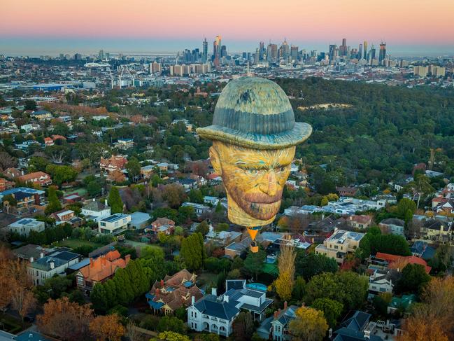 Van Gogh was complete with his ear. Picture: Jake Nowakowski