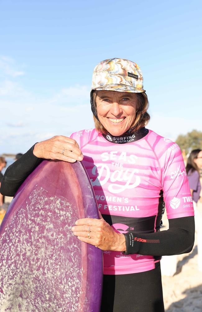 Pam Burridge at Seas The Day Womens Surf Festival at Kingscliff for Gold Coast at Large. Picture, Portia Large.