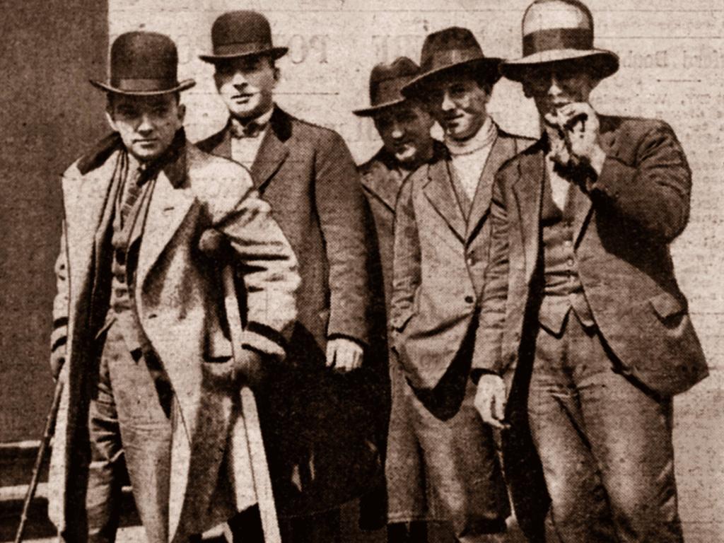 Notorious 1920s gangster, Squizzy Taylor, and his gang turned Melbourne’s streets into a battleground. Picture: Supplied