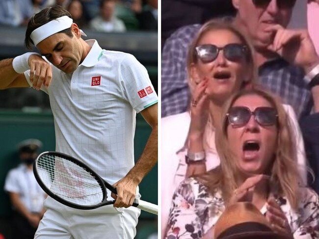 The crowd was shocked at Federer's demise.