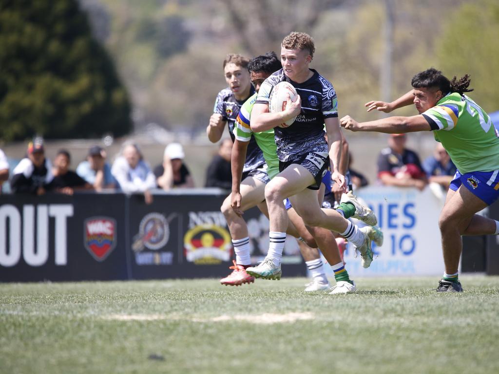 Koori Knockout - Day 4 Boys 17s GF La Perouse Panthers v Bundjalung Baygals Monday, 7 October 2024 Hereford St, Bathurst NSW 2795, Australia, Picture Warren Gannon Photography