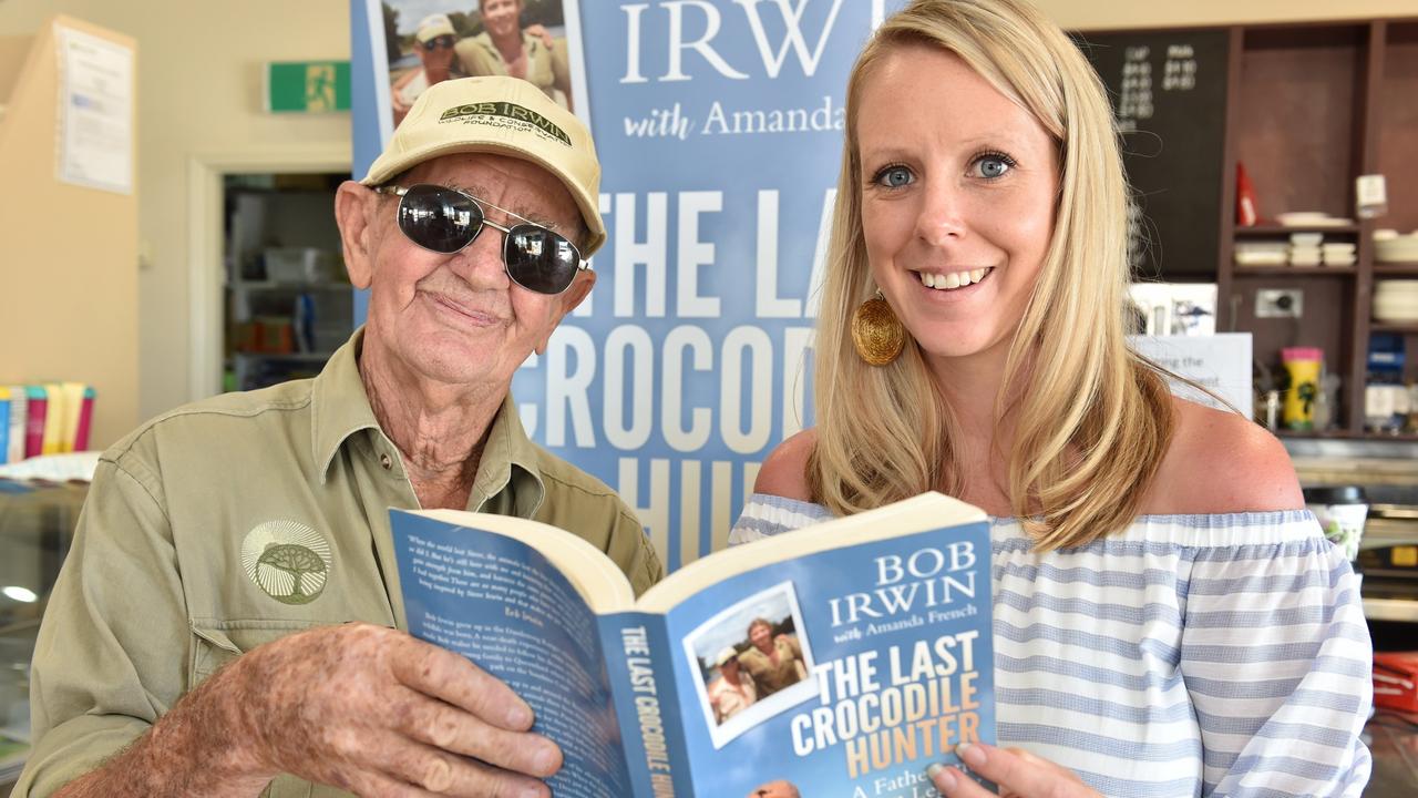 Bob Irwin and biographer Amanda French.