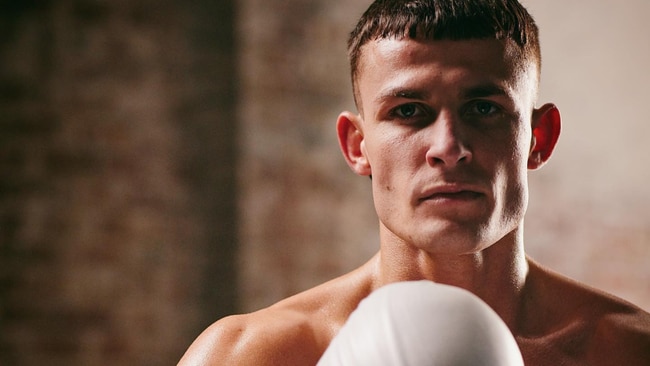 Aussie boxer Garside credits his success in the sport to his gruelling training regime and unwavering focus. Image: Instagram/@harry_garside