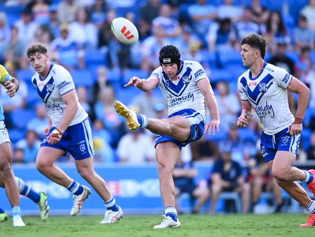 Would the Bulldogs miss Matt Burton’s lethal-left boot if he moved into the centres? Picture: NRL Photos