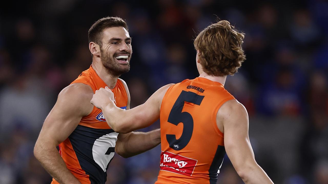 Star midfielder Stephen Coniglio is back to his best and now hopes the Giants can do the same. Picture: Getty Images