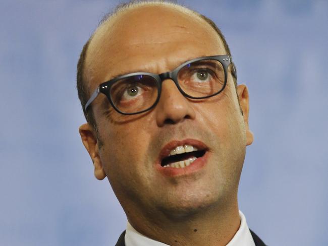 Italian Foreign Minister Angelino Alfan. Picture: AP Photo/Bebeto Matthews