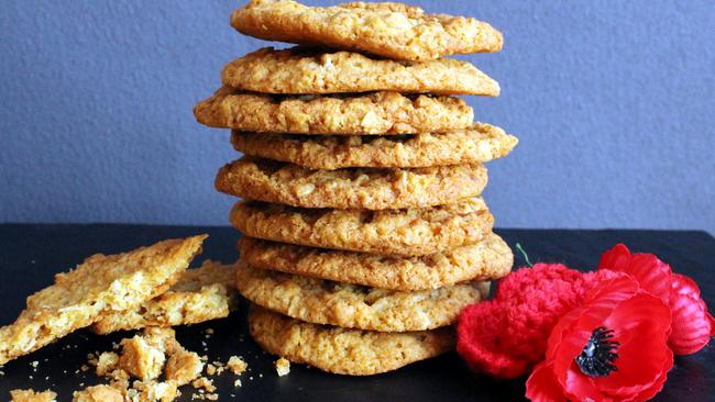 Anzac biscuits are a popular snack.