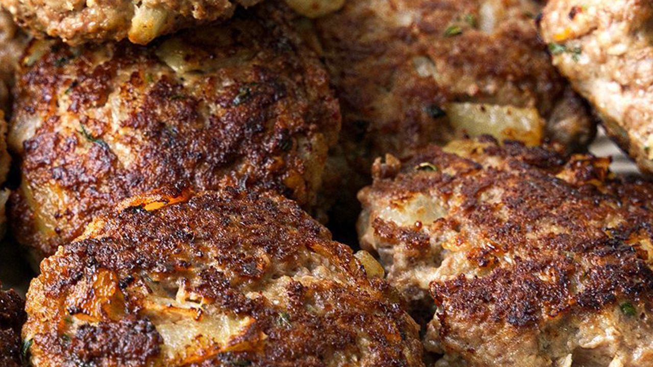 Unexpected supermarket staple makes the most Australian rissoles ever