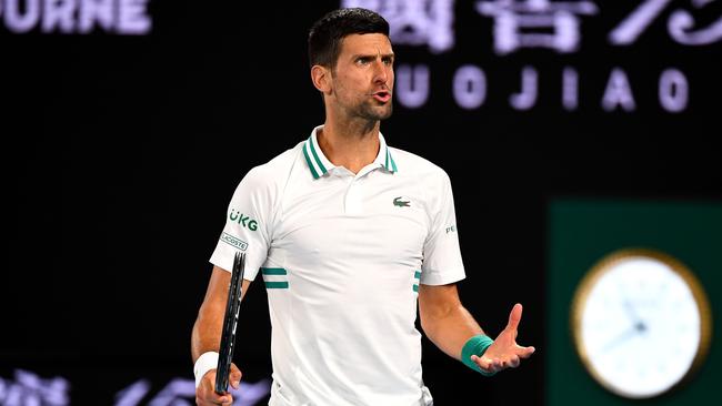 Novak Djokovic will be deported. Picture: AFP Images