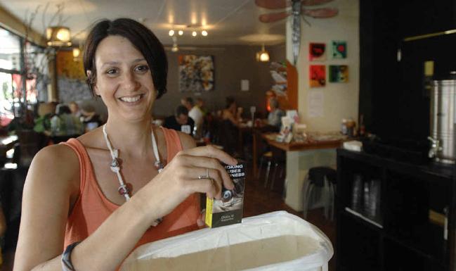 NO SMOKING: Restaurant owner Lisa Yacopetti will make the cafe non-smoking in accordance with new rules by Lismore City Council. Picture: Marc Stapelberg