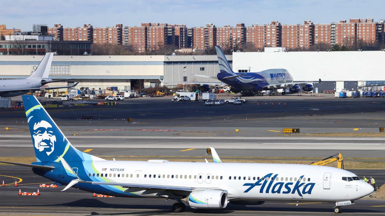 A Boeing 737 passengers aircraft of Alaska Airlines. Picture: AFP