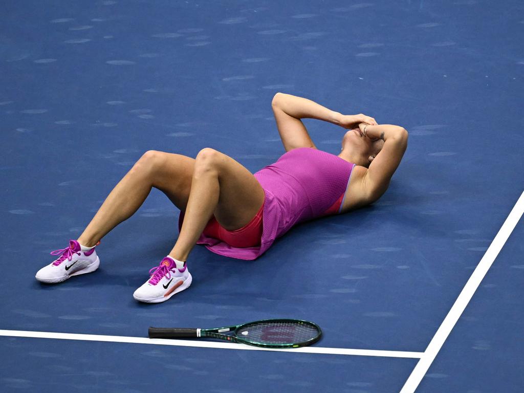 Sabalenka has captured back-to-back titles and also claimed the US Open in 2024. (Photo by ANGELA WEISS / AFP)