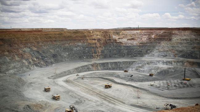 The multi-billion dollar Oyu Tolgoi mine in the Gobi Desert is rich and colossal. Picture: Bloomberg