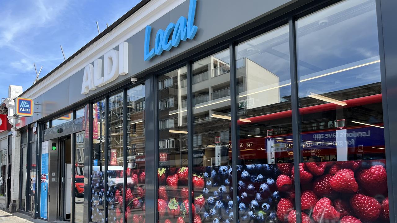 Aldi Local store in Balham, London, UK. Picture: Benedict Brook/news.com.au.