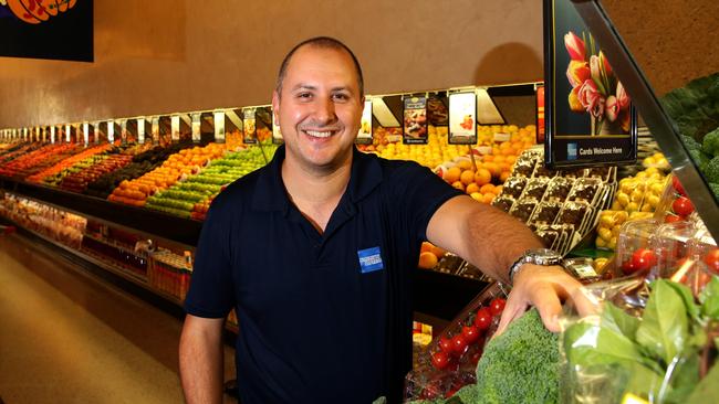 Owner Peter Morelli at Parisi's Food Hall in Rose Bay.