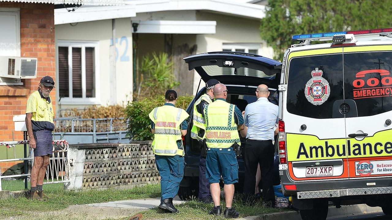 A woman was trapped in the wreckage of a vehicle following a two car crash in Townsville. The crash happened at the intersection of Elizabeth St and Alfred St in Aitkenvale. PICTURE: MATT TAYLOR.