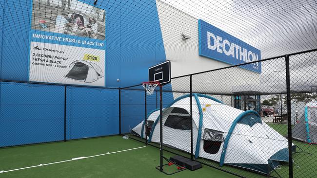 Sports megastore Decathlon is opening up at Moorabbin. Are pictured during the official opening on Friday 15th Nov, 2019.