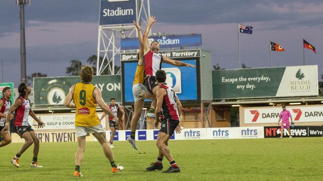 Southern Districts ruck Matt Dennis played a crucial role in his side’s success last season. Picture: Floss Adams.