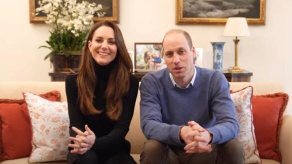 Prince William and Kate Middleton. Picture: YouTube