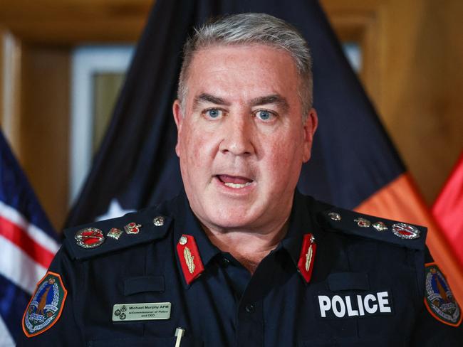 Commissioner Michael Murphy welcomed the changes but said they would create more work for Territory police. (Photo by DAVID GRAY / AFP)