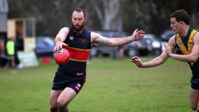 McLaren star Brett Ellis put together yet another strong season in the GSFL. Picture: Stephen Laffer