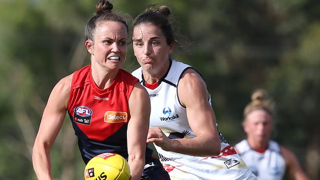 The AFL has work to do when it comes to the AFLW. Picture: Michael Klein