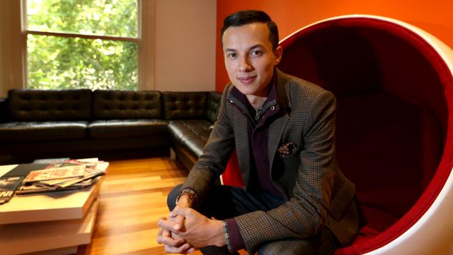 Appster co-founder Josiah Humphreys in his Melbourne office.