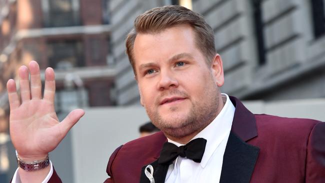 James Corden is perfectly cast as the mischievous Peter Rabbit. Picture: Bryan Bedder/Getty Images.