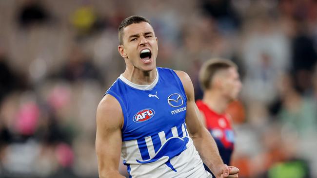 Luke Davies-Uniacke has developed into a leader at North. Picture: Dylan Burns/AFL Photos via Getty Images