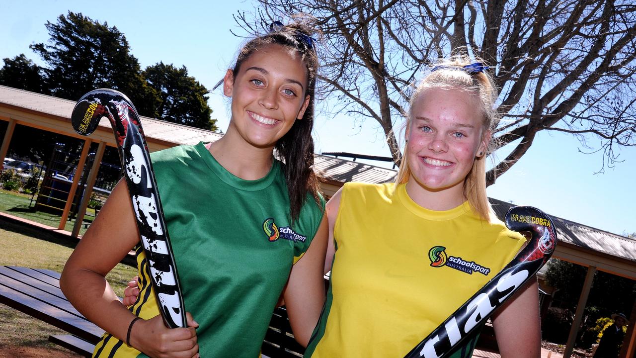 Briana Suey (left) and Tatum Stewart. Photo: Fairholme College