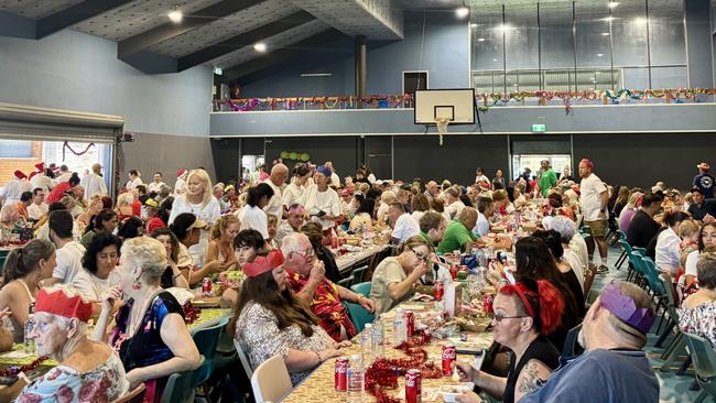 More than 1500 people were expected to attend the Gold Coast community Christmas lunch 2024. Photo: Jacklyn O'Brien.