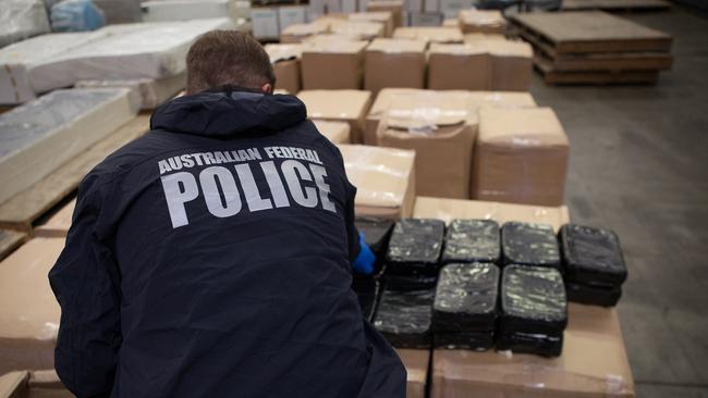 The drugs seized at the Smithfield factory. Picture: Australian Federal Police