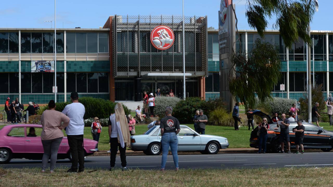 Closing day, Holden factory, Elizabeth. Picture: BERNARD HUMPHREYS