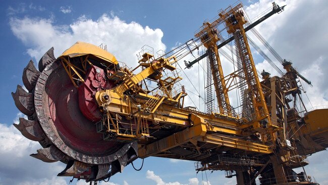 Heavy mining machinery at BHP BMA operations in Queensland. Picture: Supplied