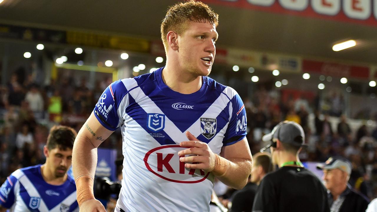 Dylan Napa . NRL; North Queensland Cowboys Vs Canterbury-Bankstown Bulldogs at 1300 Smiles Stadium. Picture: Alix Sweeney