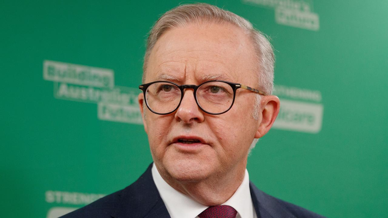 Prime Minister Anthony Albanese has been accused of ‘very weak leadership’. Picture: NewsWire/Nikki Short