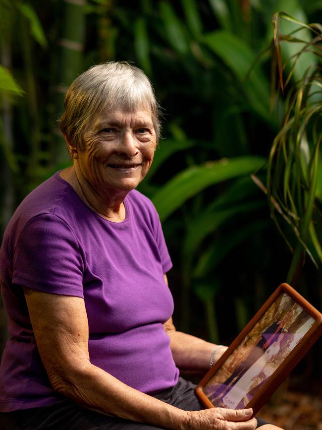 Judy Dent's husband Bob Dent became the first person to legally die by euthanasia. He died on September 22, 1996. 25 years later and Judy is continuing the fight to once again have voluntary euthanasia legalised in the Northern Territory. Photograph: Che Chorley