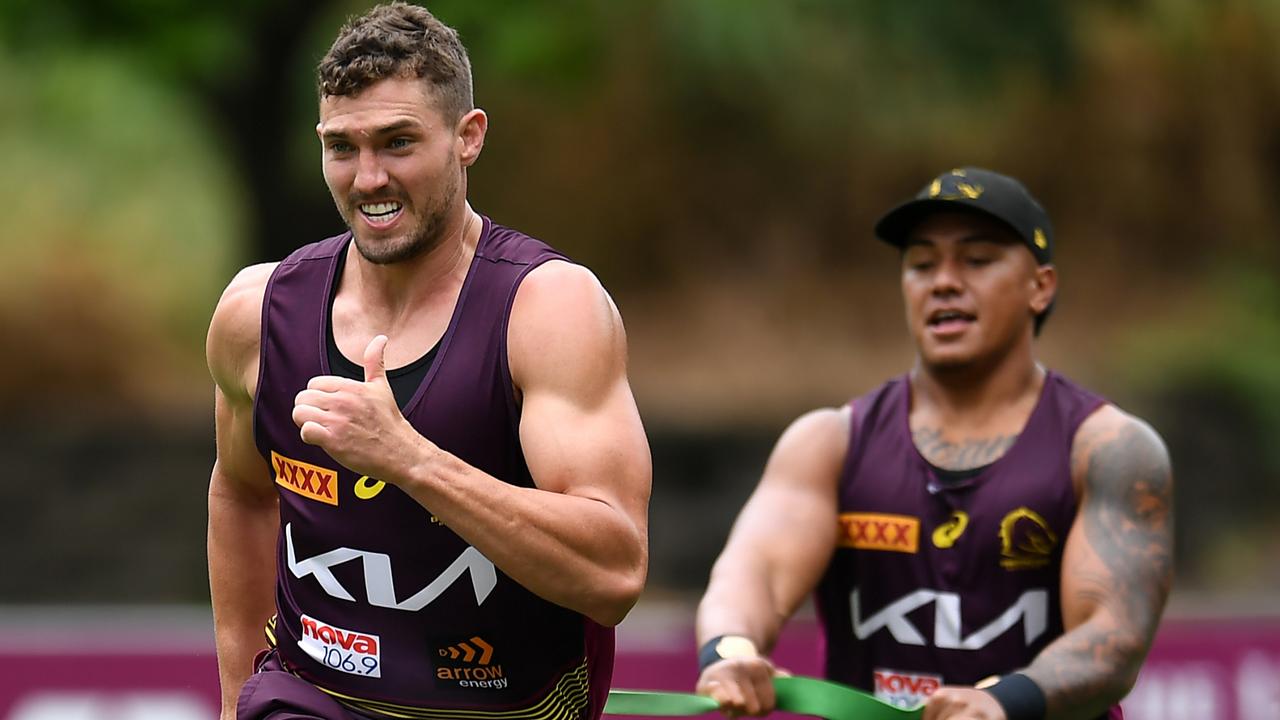 Corey Oates will enter his 10th season at the Broncos this year. Picture: Getty Images