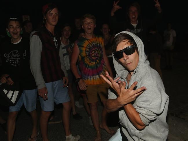 Revellers at Rye busting some moves to mark the end of 2012. Picture: Hamish Blair.