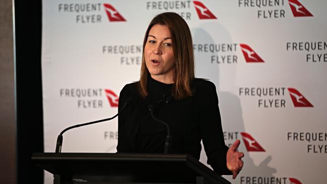 Outgoing Qantas Loyalty CEO Olivia Wirth has promised more benefits for frequent flyers before she departs in February. Picture: Adam Yip