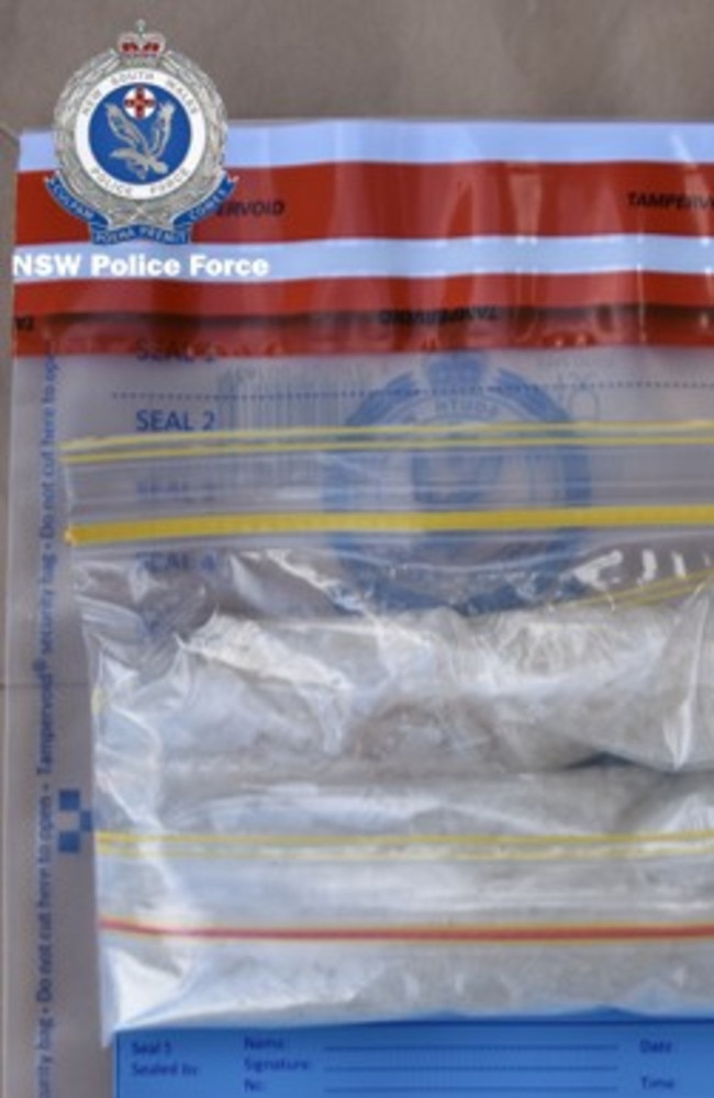 Officers allegedly located and seized cannabis, methylamphetamine, a loaded shortened .22 calibre rifle with ammunition, a shortened air rifle, luxury watches, jewellery, and cash at the home. Picture: NSW Police