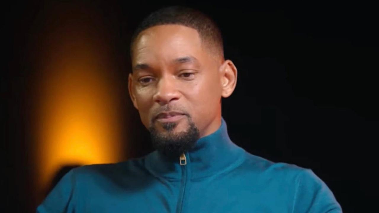 Will Smith speaks to David Letterman. Picture: Netflix