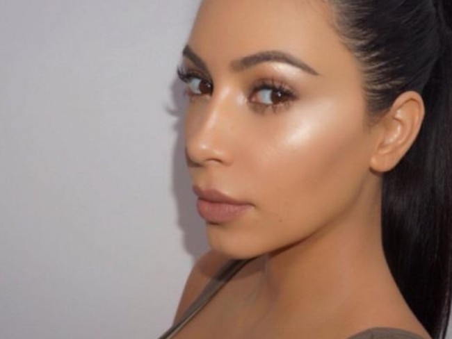 Kim Kardashian's version of 'strobing' takes a lot more work. Picture: Instagram