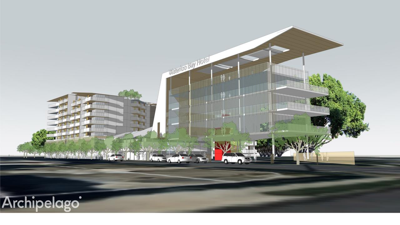 The expansion would include more hotel accommodation and affordable dwellings. Image: Archipelago