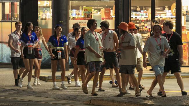 Schoolies celebrations are well and truly underway on the Gold Coast. Picture: Media Mode/news.com.au