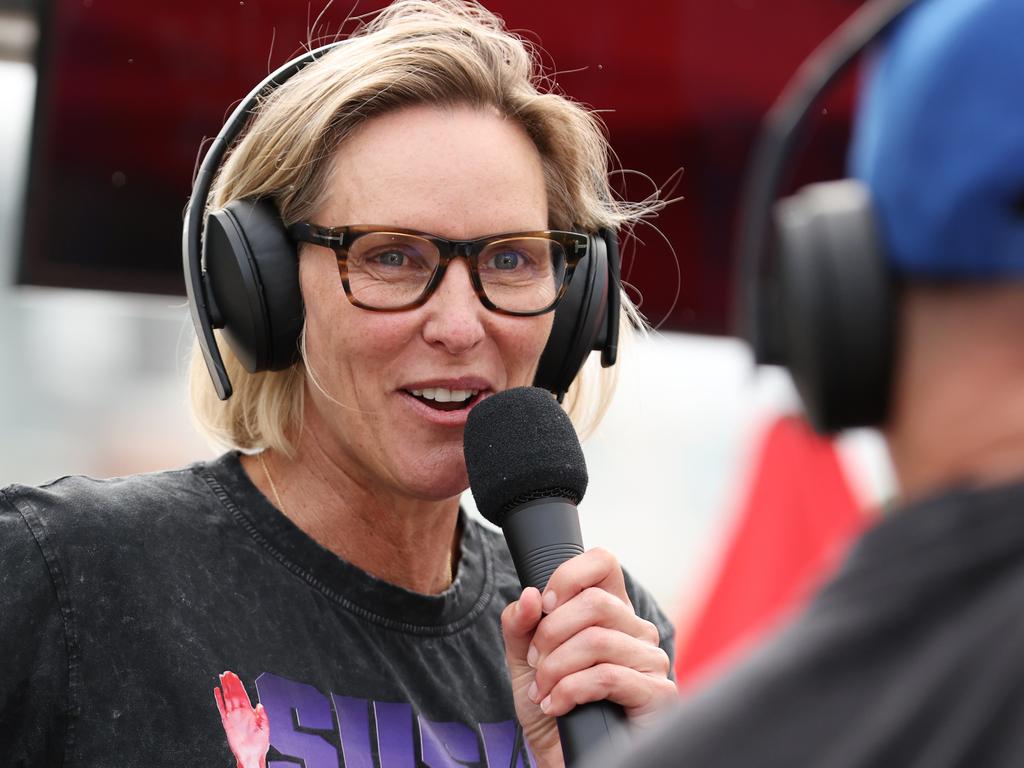 Swiming legend turned radio star Susie O’Neill. Picture Lachie Millard
