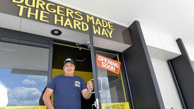 TASTE SENSATION: Getta Burger will be opening its doors soon at Yamanto, pictured is owner Brent Poulter. Picture: Inga Williams