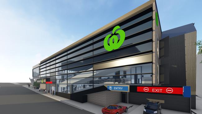 An artist’s impression of how the Woolworths Ashfield store would look. Picture: Woolworths