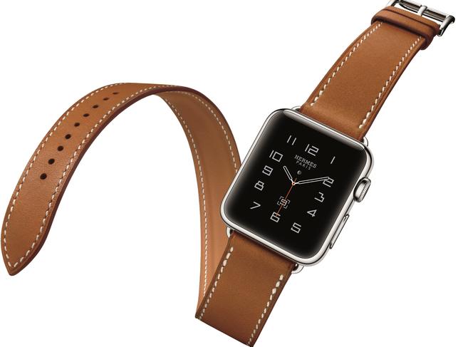 Apple Watch with Hermes band